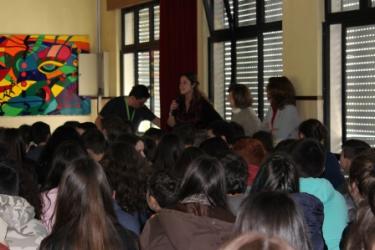 Projeto Turmas + Sucesso EBPS- apresentação dos alunos realizada no dia 16/04