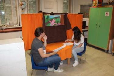 Atividade do 11º E - Teatro de fantoches no Centro Hospitalar de Sousa e Tâmega