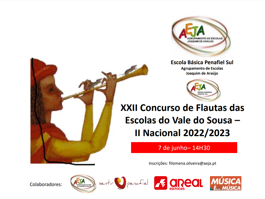 XXII Concurso de Flautas das Escolas do Vale do Sousa  –  II Nacional 2022/2023