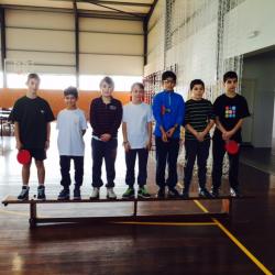 Desporto Escolar – 1.º Encontro de Ténis de Mesa Infantis B Masculino